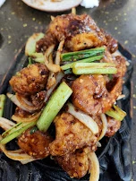 Seafood Combination with Szechuan Sauce